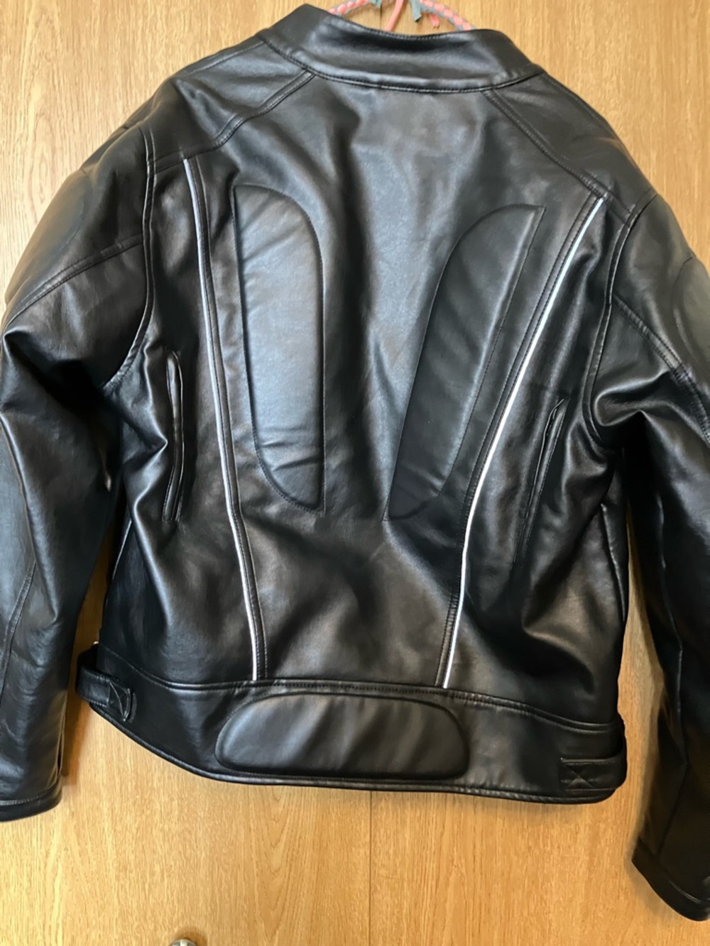 Classic Black Faux Leather Women's Jacket